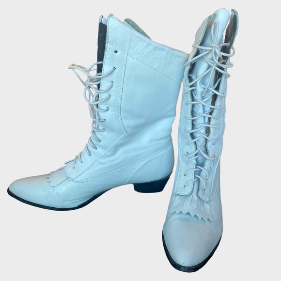 Durango Shoes - Vintage Durango "Wedding" Cowgirl Boots Size 10M
